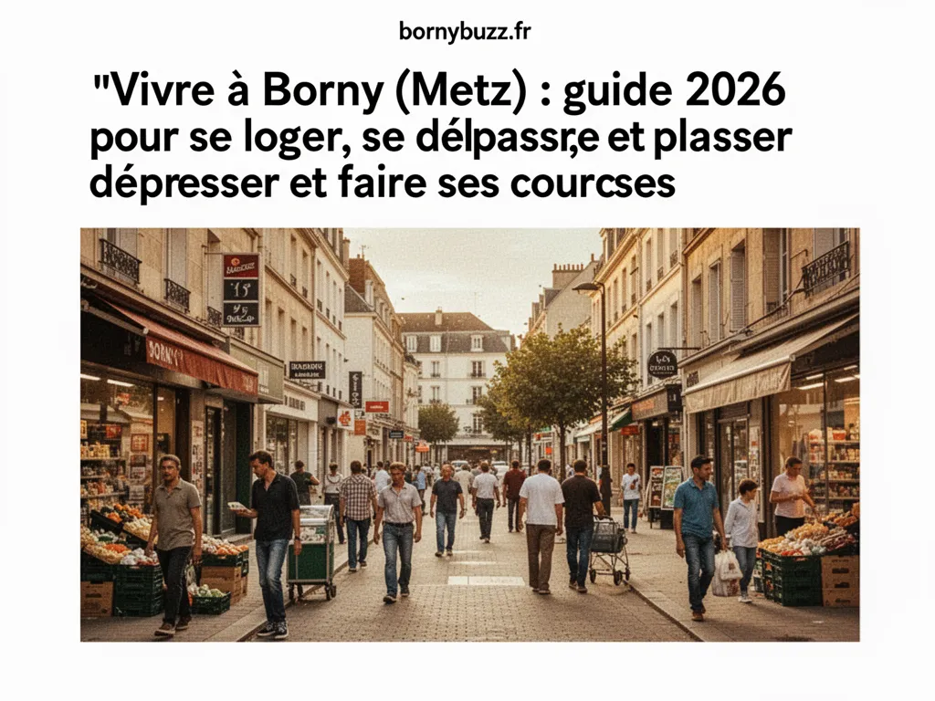 Vivre à Borny (Metz) : guide 2026 pour se loger, se déplacer et faire ses courses
