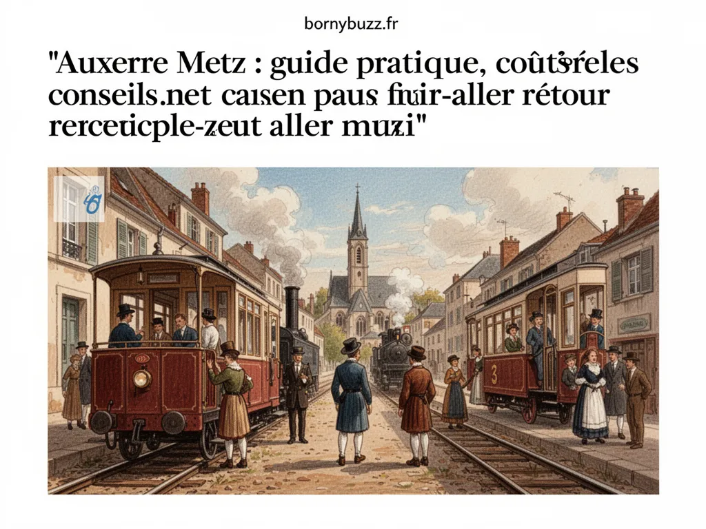 Auxerre Metz : guide pratique, coûts réels et conseils pour un aller-retour réussi
