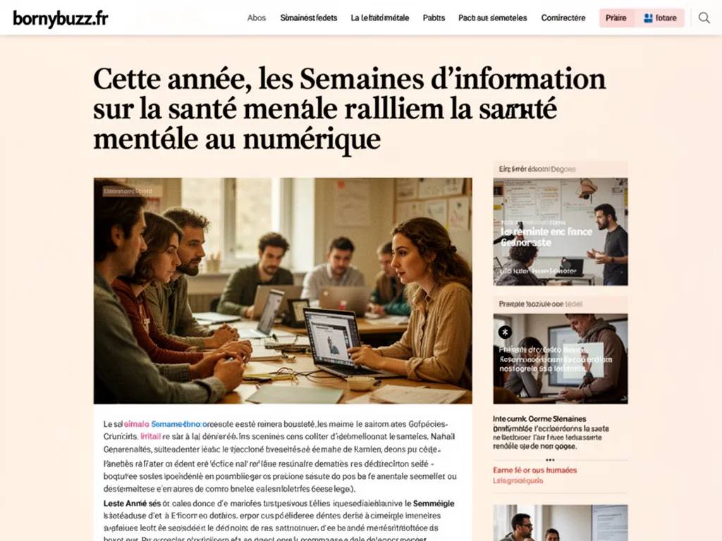 Cette année, les Semaines d’information sur la santé mentale rallient la santé mentale au numérique