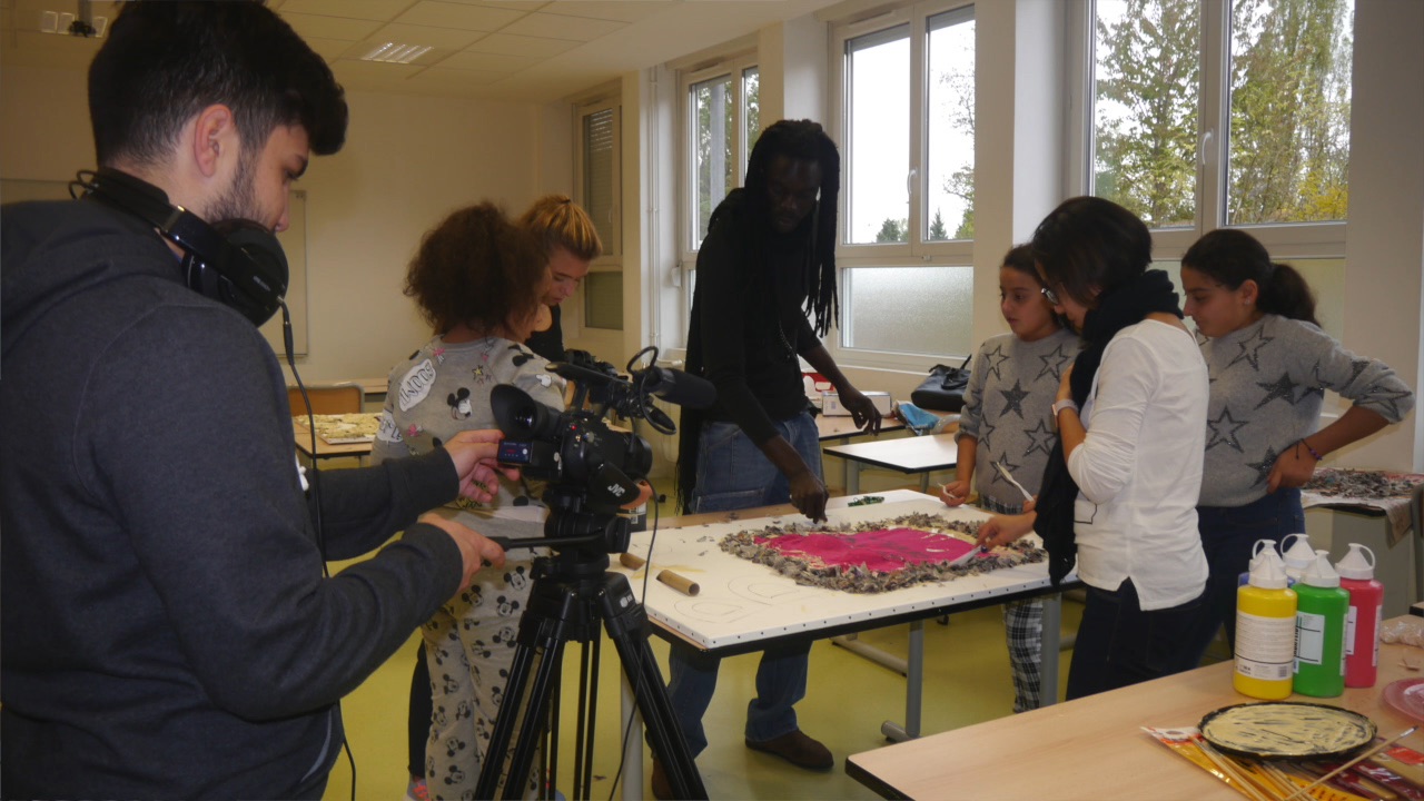 “Talibé Taliberté” avec les élèves du Collège Hauts de Blémont de Metz Borny