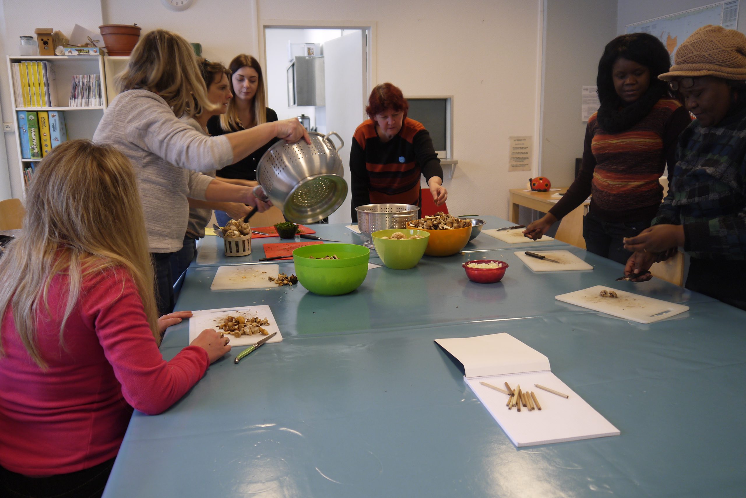 Atelier cuisine au sein de l’espace associatif écocitoyen