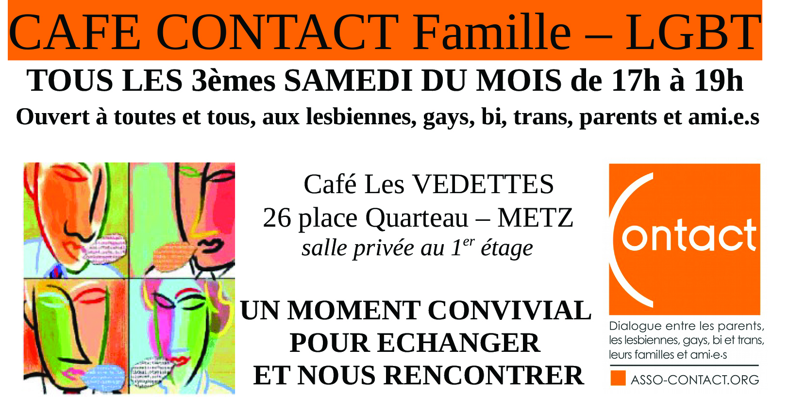 Contact Moselle organise des Cafés Contact aux Vedettes