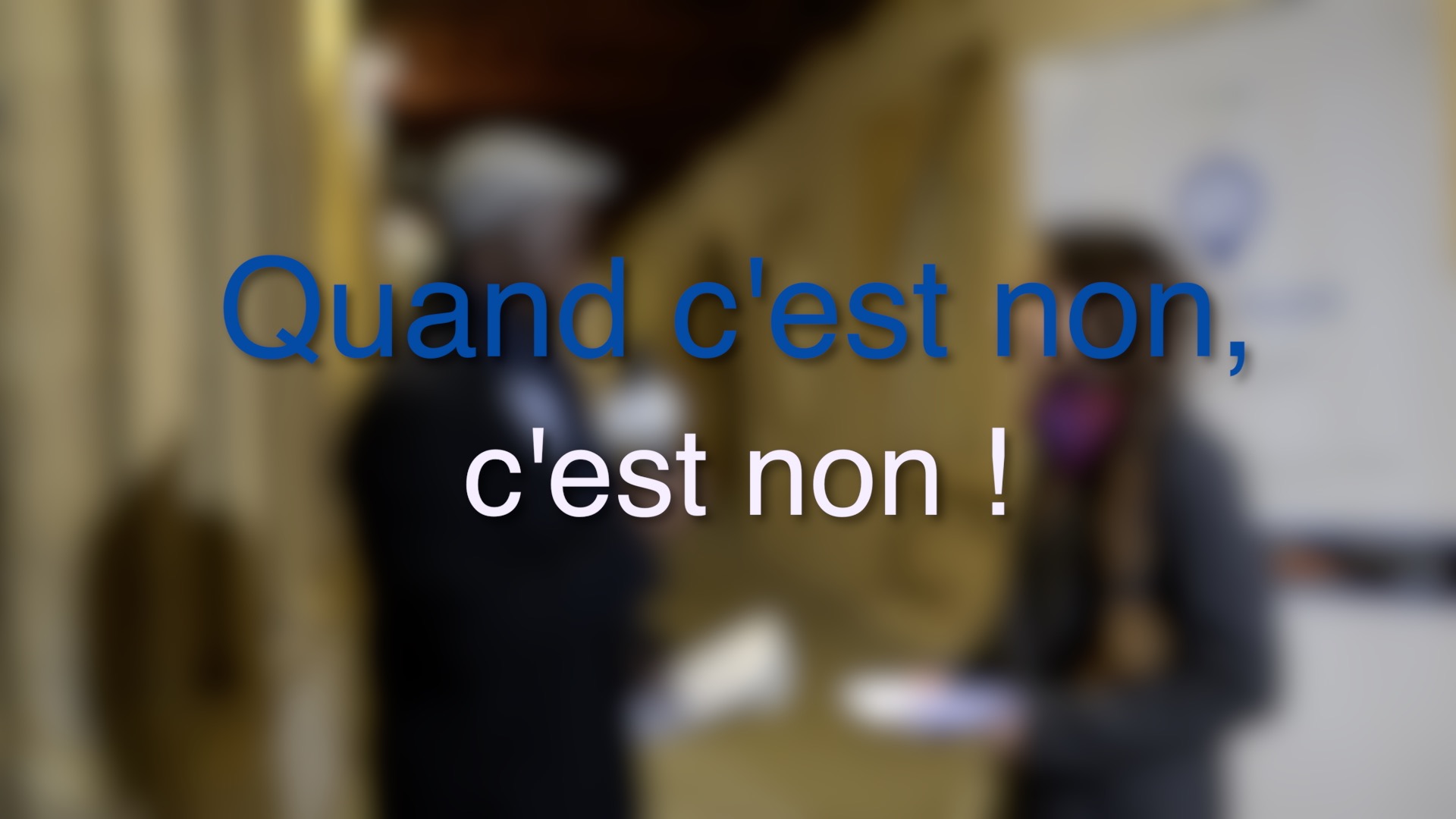 En tête-à-tête avec Sidney : quand c’est non, c’est non !