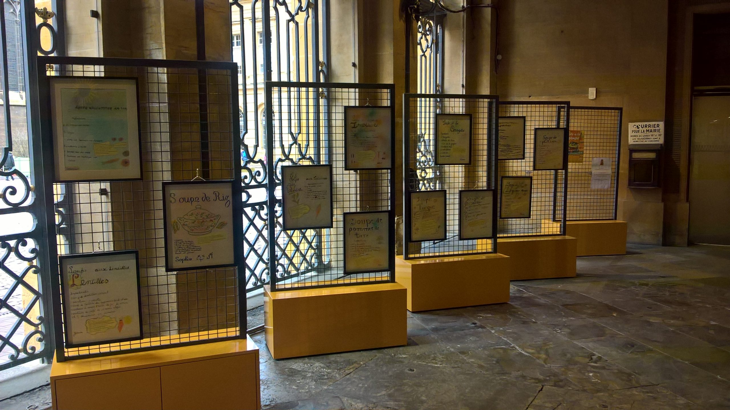 L’exposition de la Fête de la soupe s’affiche à l’Hôtel de Ville