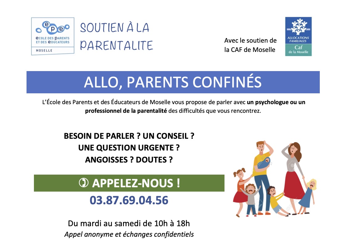 Le soutien à la parentalité continue en période de confinement