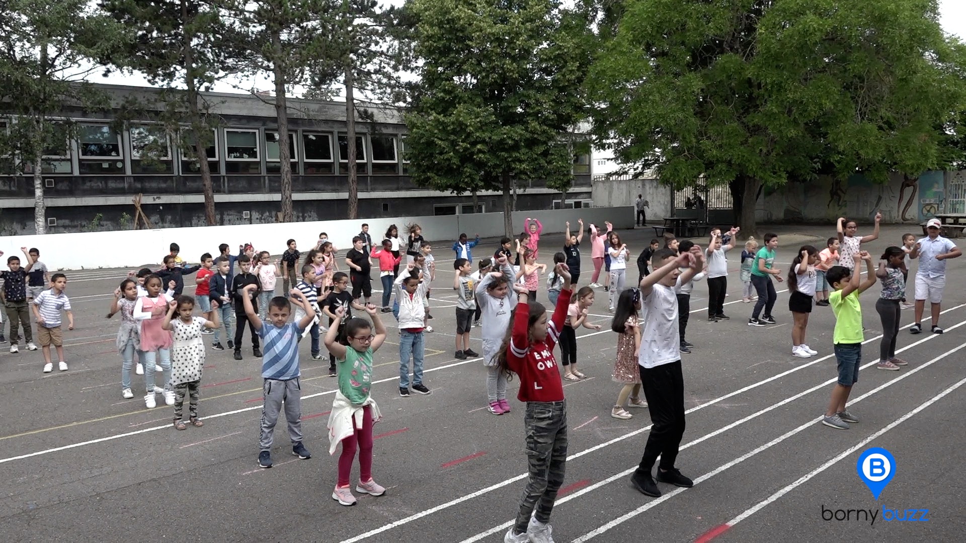 Flash mob à l’école Maurice Barrès
