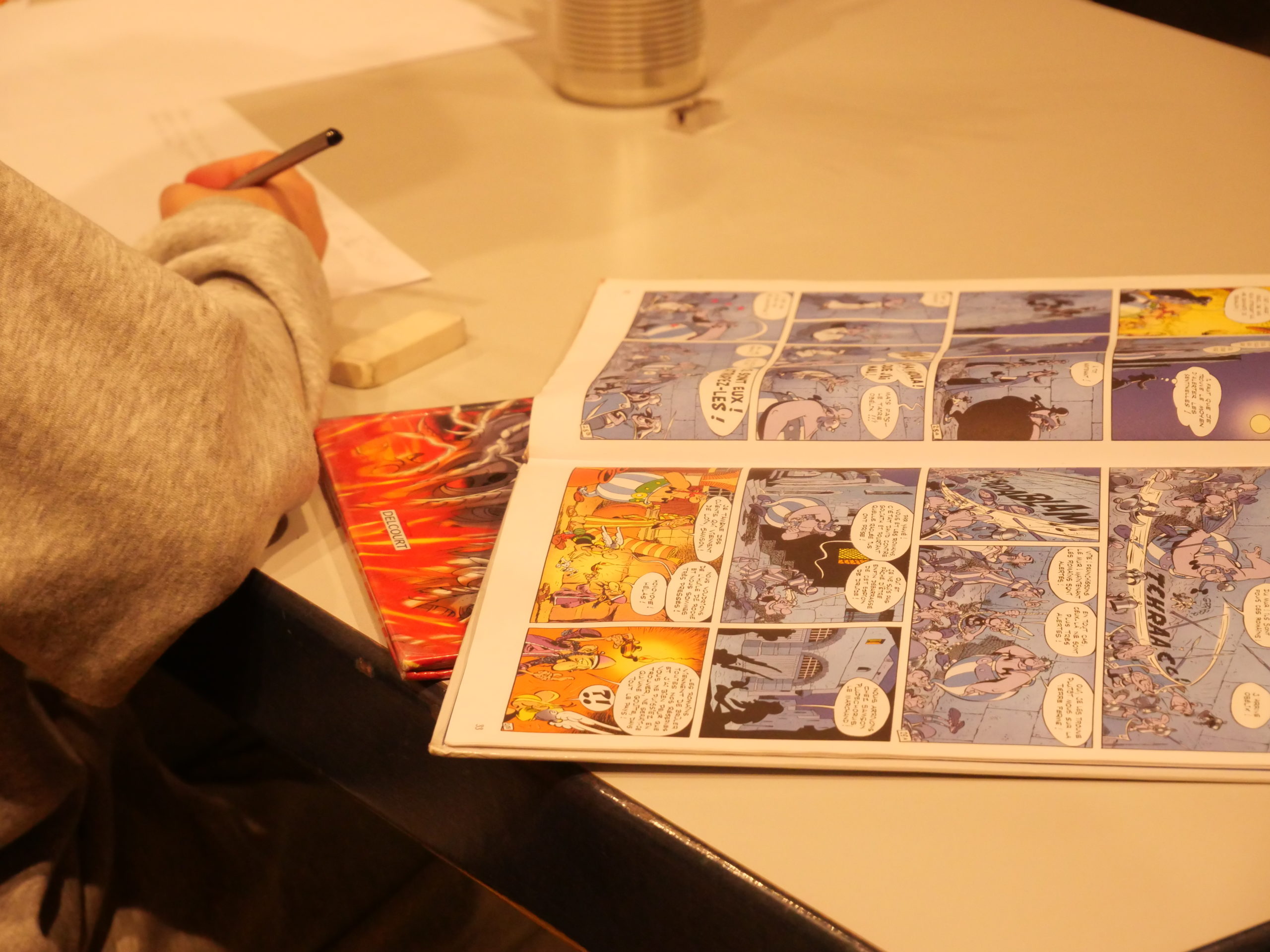 Un atelier de bande dessinée pour les enfants