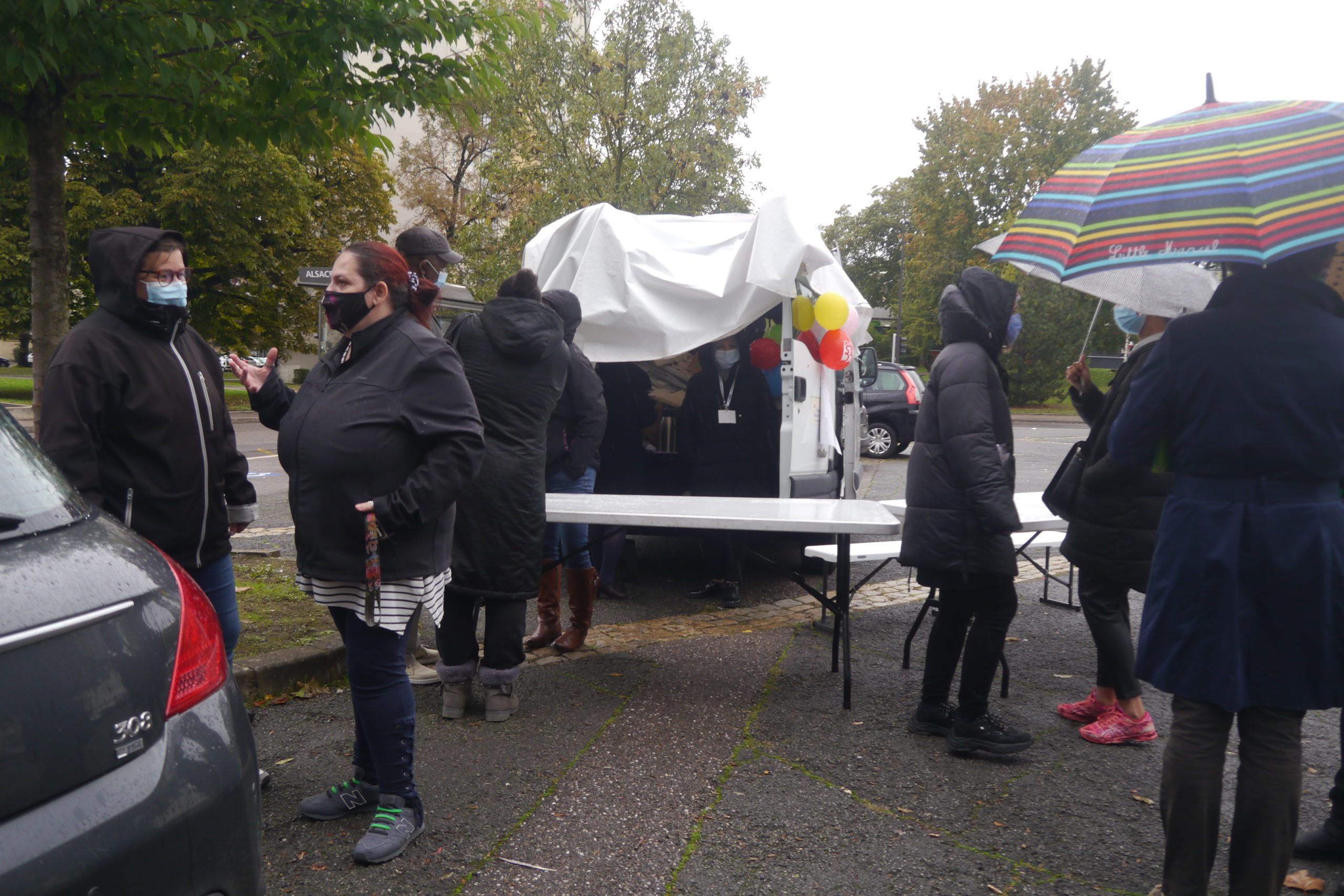 Le minibus du CCAS pour la semaine bleue