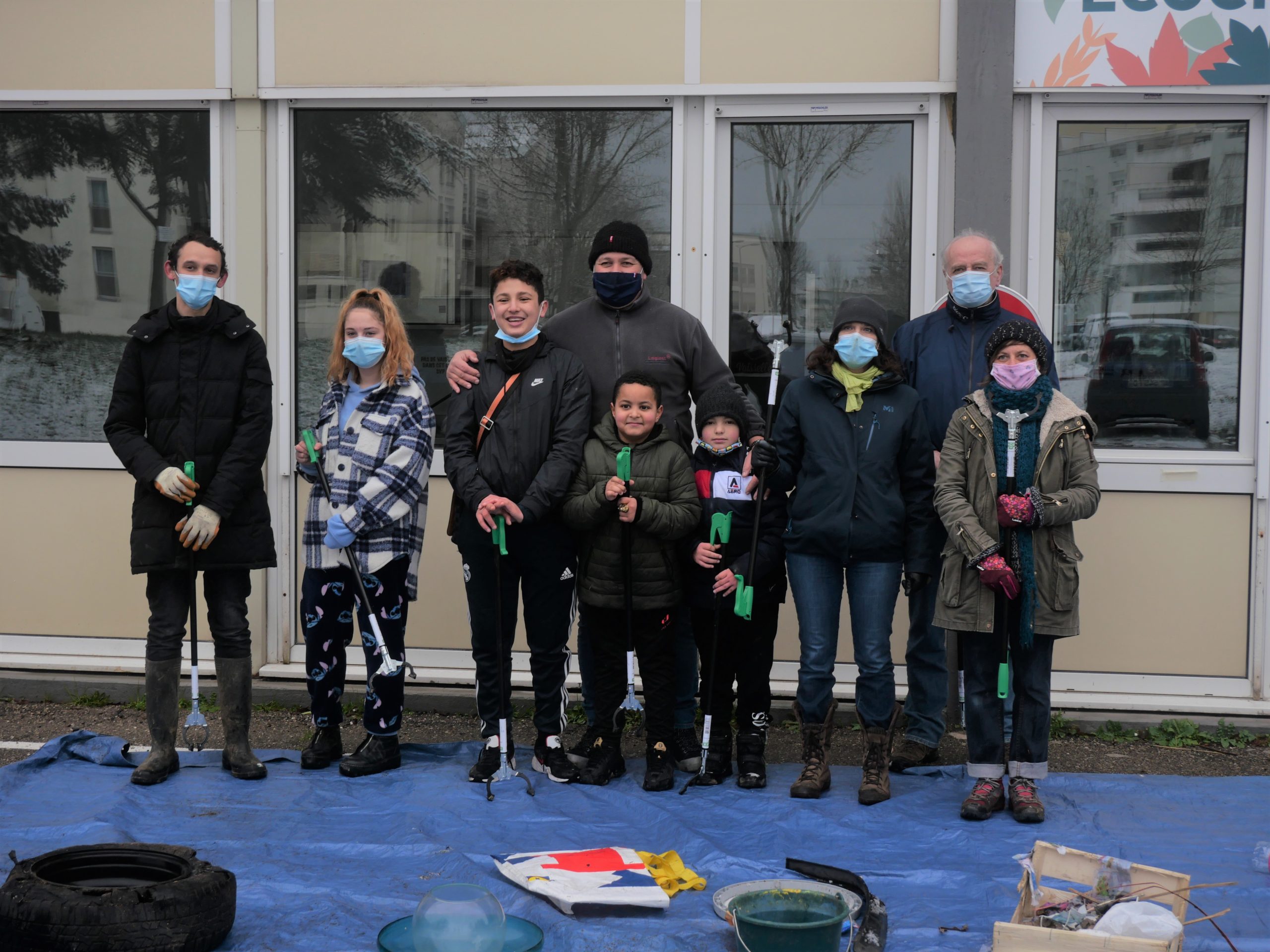 Une promenade pour nettoyer le quartier