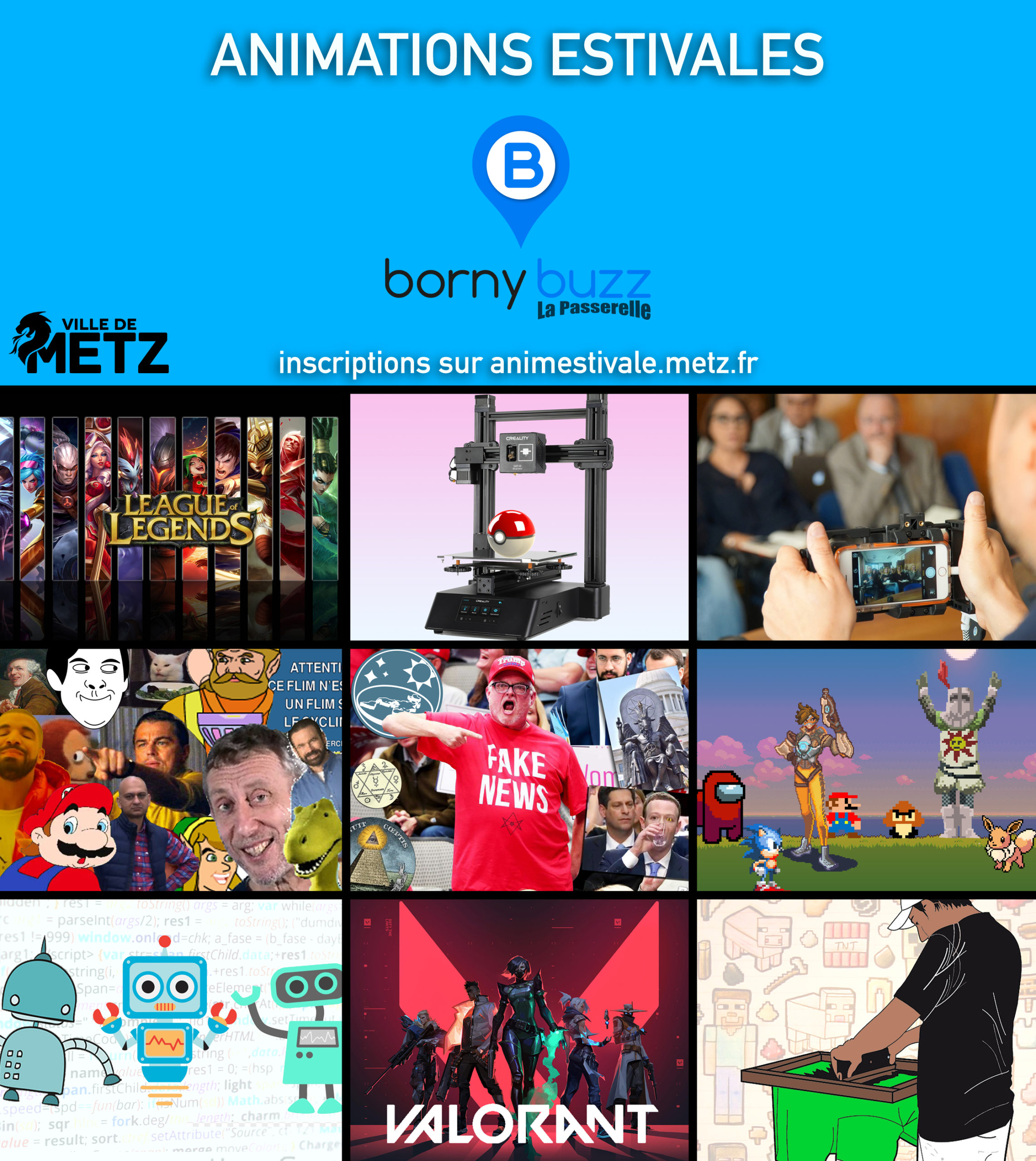 Les ateliers de l’été 2021 de Bornybuzz pour les animations estivales