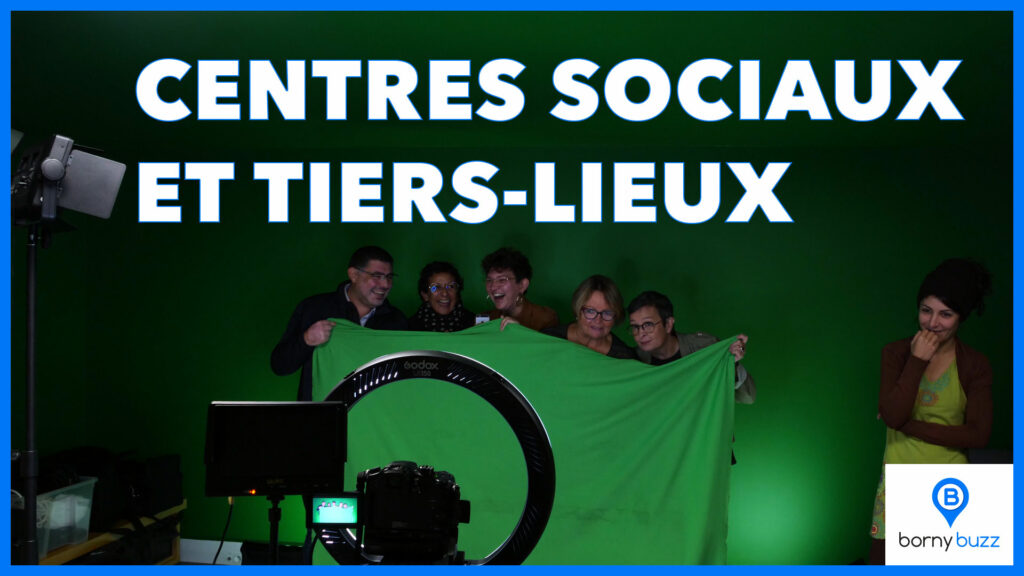 La Fédération des Centres Sociaux de Moselle teste l'incrustation sur fond vert dans le studio de Bornybuzz Vidéo | Photo et graphisme BORNYBUZZ / Aurélien ZANN