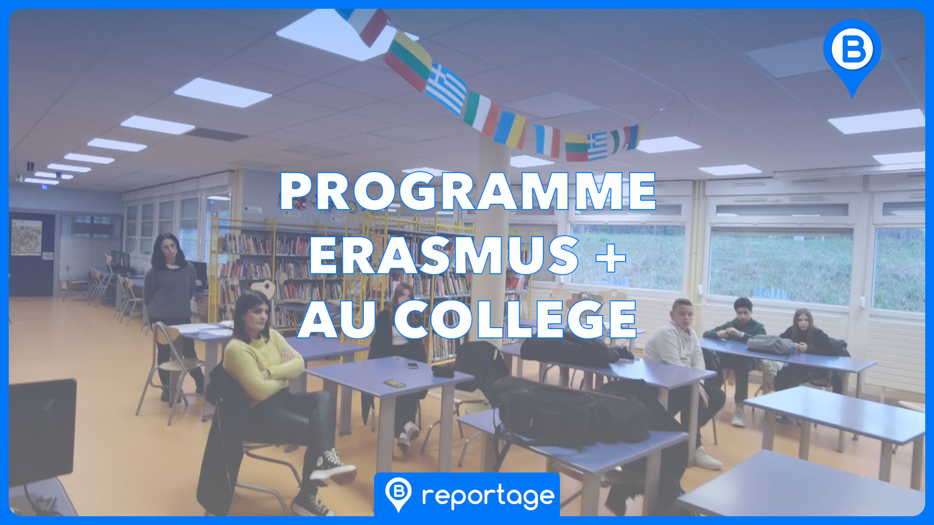 Programme Erasmus + au collège Jules Lagneau de Metz Bellecroix | Photo et graphisme BORNYBUZZ / Aurélien ZANN