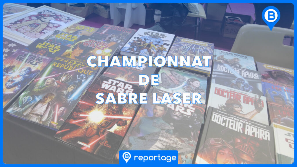 Championnat de France de sabre laser à Metz, 18 et 19 février 2023 | Photo BORNYBUZZ / Camille | Graphisme / Aurélien ZANN