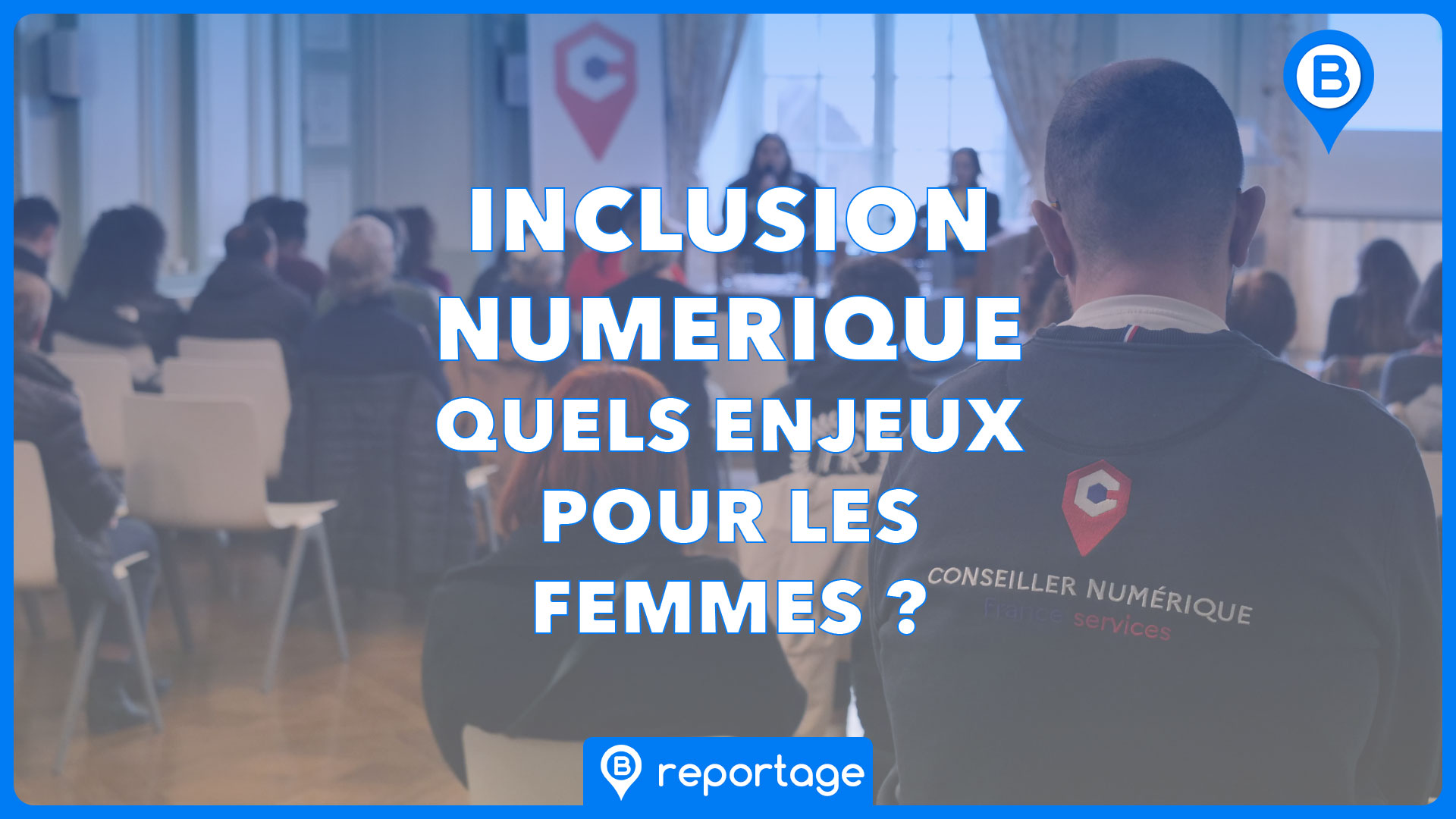 Table ronde "Inclusion numérique, quels enjeux pour les femmes ?", le 8 mars 2023 à l'Hôtel de Ville de Metz | Photo et graphisme BORNYBUZZ / Aurélien ZANN