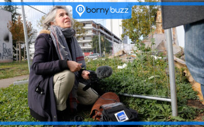 Les Pieds sur terre à Borny, un Podcast sur la médiathèque incendiée